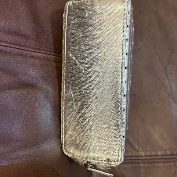 Michael Kors Metallic Gold Cosmetic Case - Picture 4 of 9